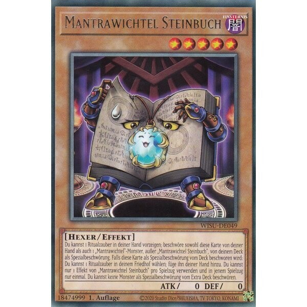 Mantrawichtel Steinbuch (Rare - WISU)