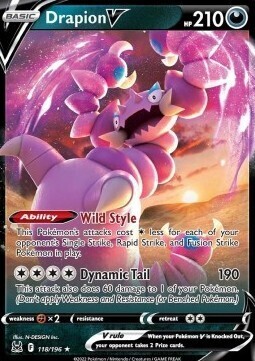 Drapion V (118/196) - Near Mint - EN