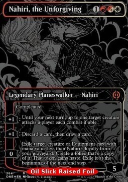 Nahiri, the Unforgiving (ONE) Oil Slicke Foil - EN
