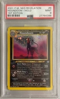 Houndoom 1.Ed - 9 PSA Grading - EN