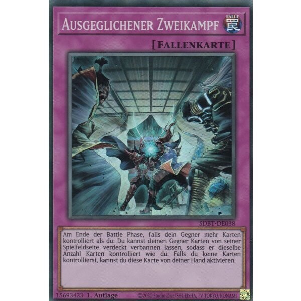 Ausgeglichener Zweikampf (Super Rare - SDBT)