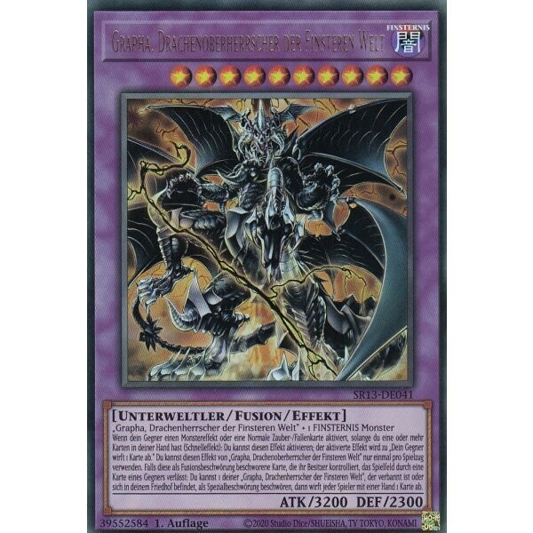 Grapha, Drachenoberherrscher der Finsteren Welt (Ultra Rare - SR13)