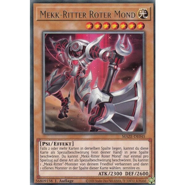 Mekk-Ritter Roter Mond (Rare - MAZE)