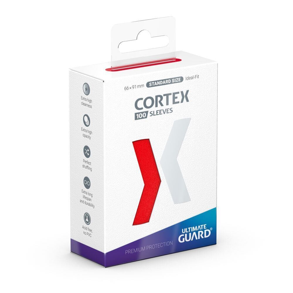 Ultimate Guard - Cortex Sleeves Standard Size MATTE- Red (100)