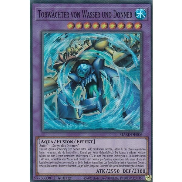 Torwächter von Wasser und Donner (Super Rare - MAZE)