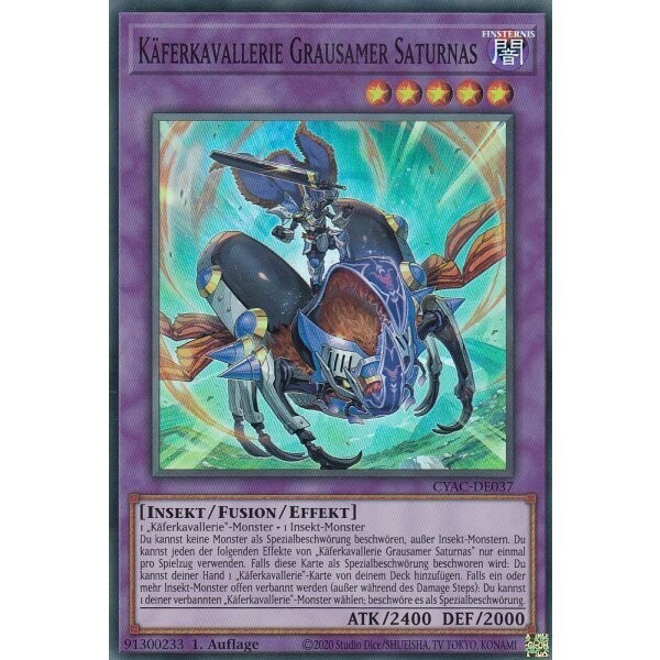 Käferkavallerie Grausamer Saturnas (Super Rare - CYAC)