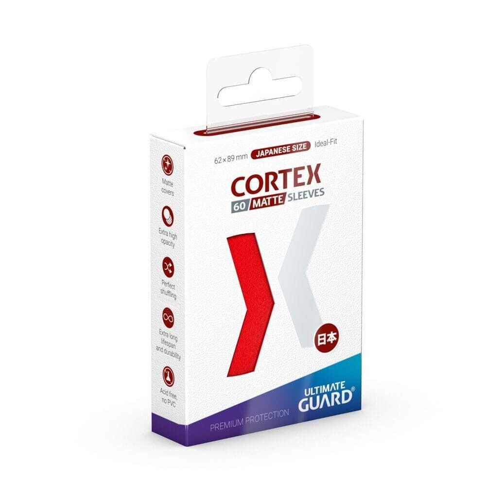 Ultimate Guard - Cortex Sleeves Japanese Size MATTE - Red (60)