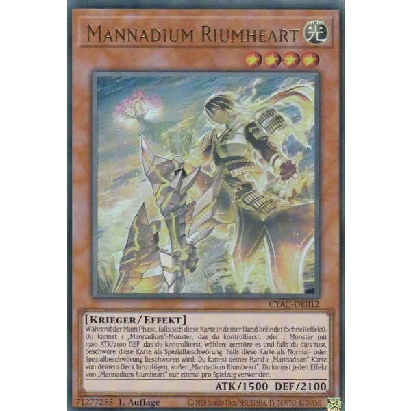 Mannadium Riumheart (Ultra Rare - CYAC)
