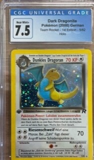 Dunkles Dragoran 1.Ed - 7.5 CGC Grading - DE