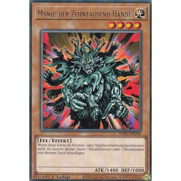Manju der Zehntausend Hände (Rare - WISU)