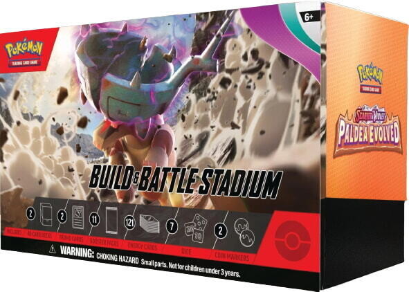 Pokémon - Scarlet &amp; Violet Paldea Evolved - Build and Battle Stadium