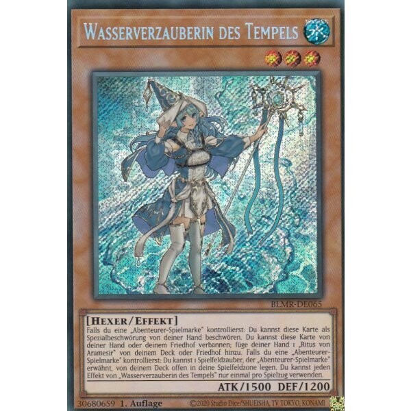 Wasserverzauberin des Tempels (Secret Rare - BLMR)