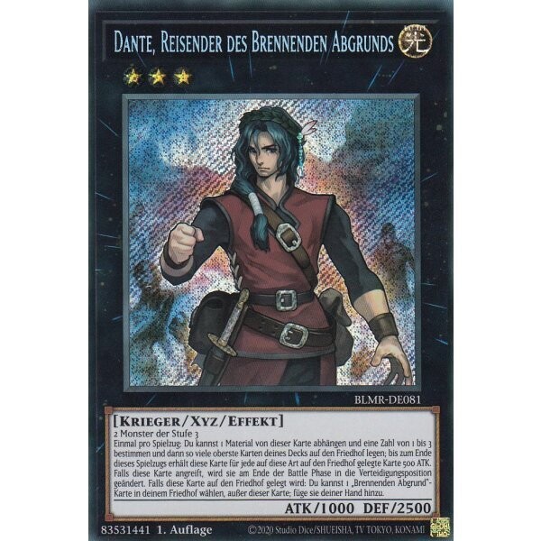Dante, Reisender des Brennenden Abgrunds (Secret Rare - BLMR)