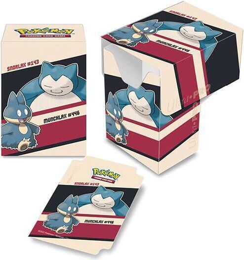 Ultra Pro - Full View Deck Box - Snorlax &amp; Munchlax