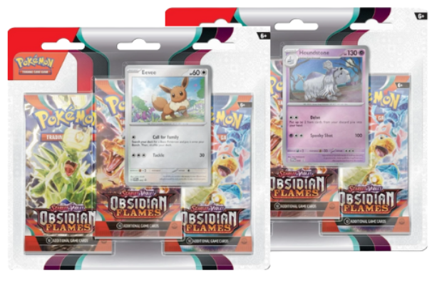Pokémon - Scarlet &amp; Violet- Obsidian Flame - 3-Pack Blister Booster Set- EN