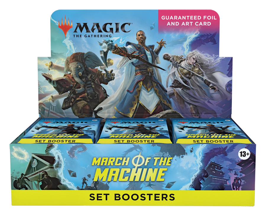Magic: March of the Machine - Set Booster Display