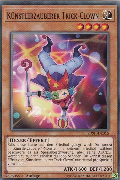 Künstlerzauberer Trick-Clown (SDSH)