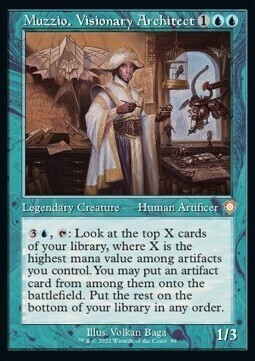 Muzzio, Visionary Architect (Mythic-BRO)