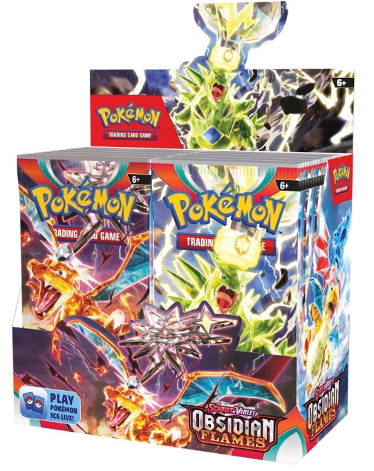 Pokémon - Scarlet &amp; Violet: Obsidian Flames - Booster Display - DE