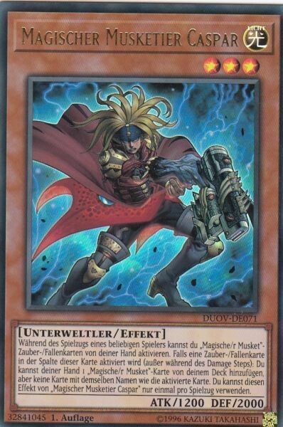 Magischer Musketier Caspar (UltraRare-DUOV)