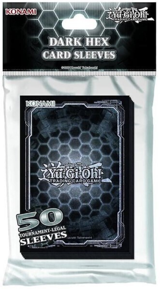 Yu-Gi-Oh! - Hex Black + Silver Sleeves (50)