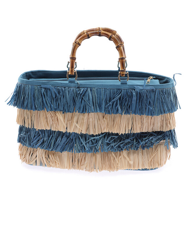 Shopper /Strand Tasche XL „Fransen “ verschiedene Farben 