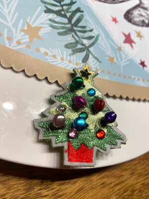 Weihnachts-Broschen 
