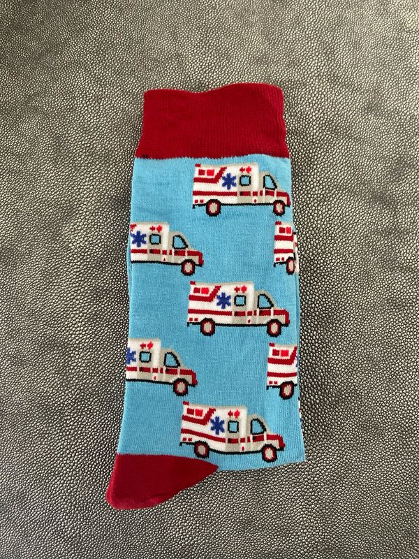 Socken„Krankenwagen“ Maruschko Socks für Damen und Herren , drei verschiedene Größen ,Baumwolle,Polyamid,Elasthan
