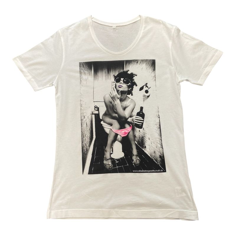 Shirt „Lady mit Lockenwickler “ vier verschiedene Größen
