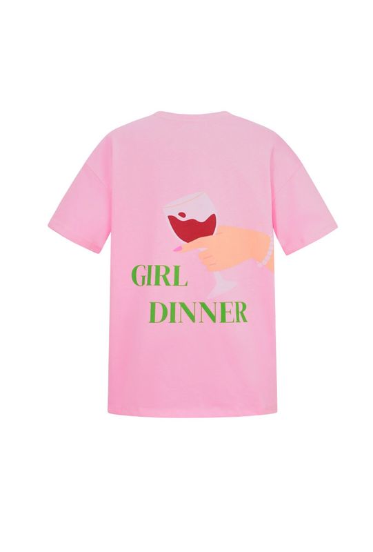 Pink Shirt mit Rücke-Print , drei verschiedene Größen 