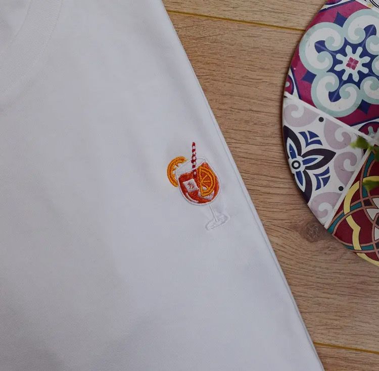 Shirt „Aperol Stickerei “ fünf verschiedene Größen 