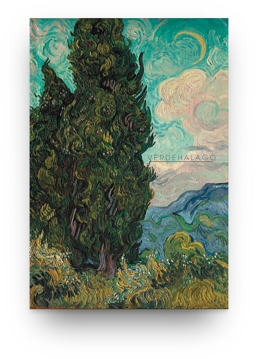 [009] Libreta Van Gogh Cipreses