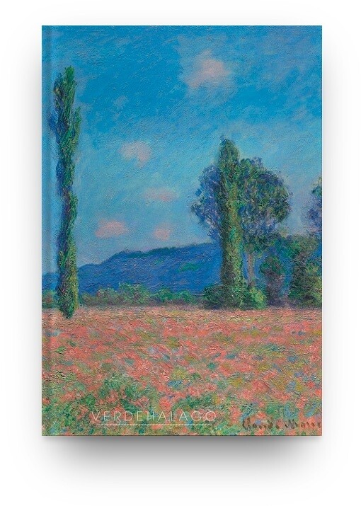 [033] Libreta Claude Monet, Campo de amapolas