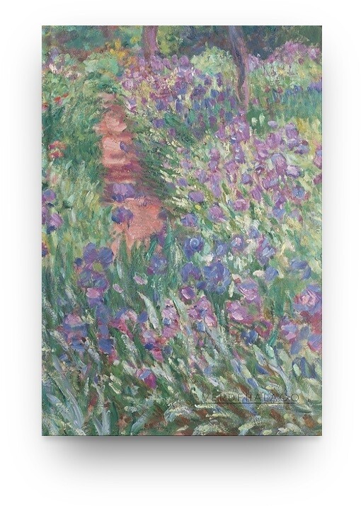 [048] Libreta Claude Monet jardín