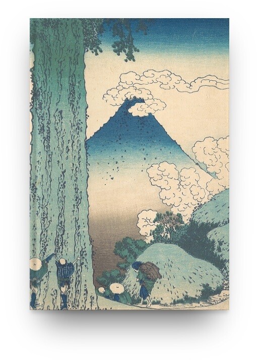 [022] Libreta Katsushika Hokusai Monte Fuji