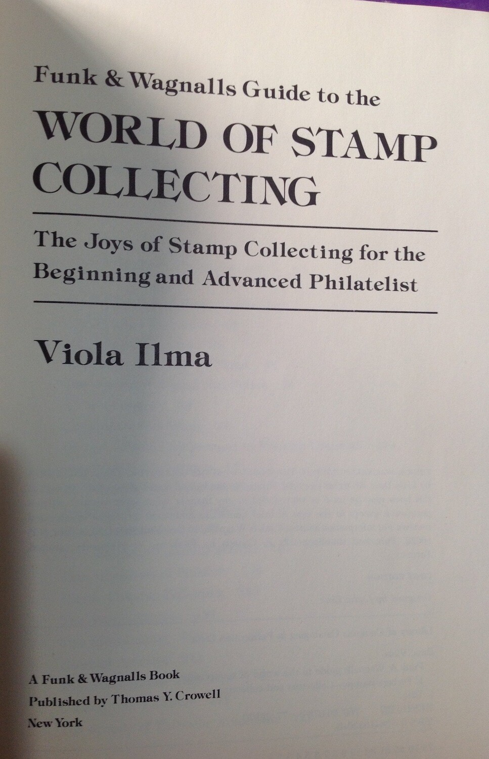 Funk and Wagnalls Guide to the World of Stamp Collecting