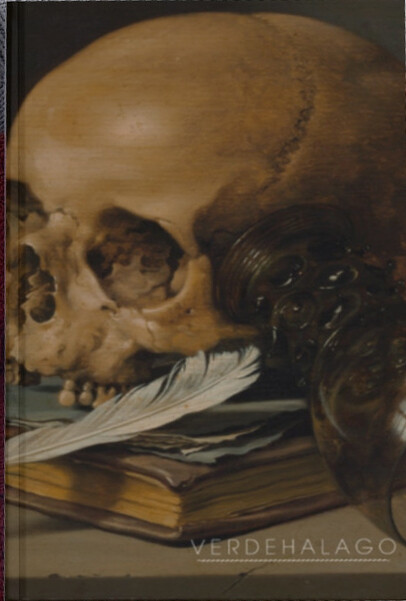 [000 3 Nva] Libreta Naturaleza muerta con calavera, Pieter Claesz.