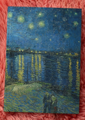 [012] Libreta Noche junto al Ródano de Van Gogh