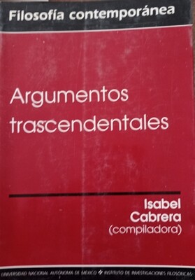 Cabrera, Argumentos trascendentales.