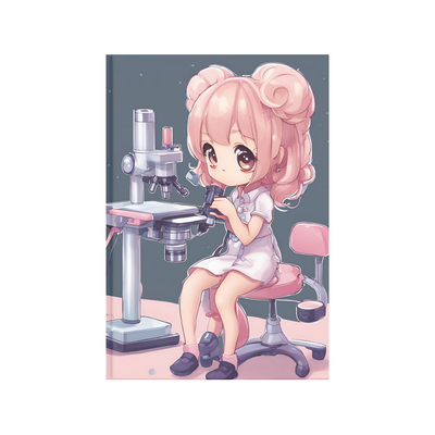Microscopio kawaii