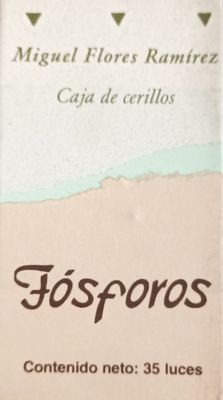 Fósforos. Miguel Flores Ramírez, Caja de cerillos Microcuentos y Poemínimos