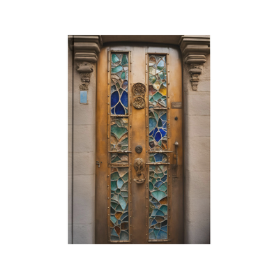 Puerta vitral
