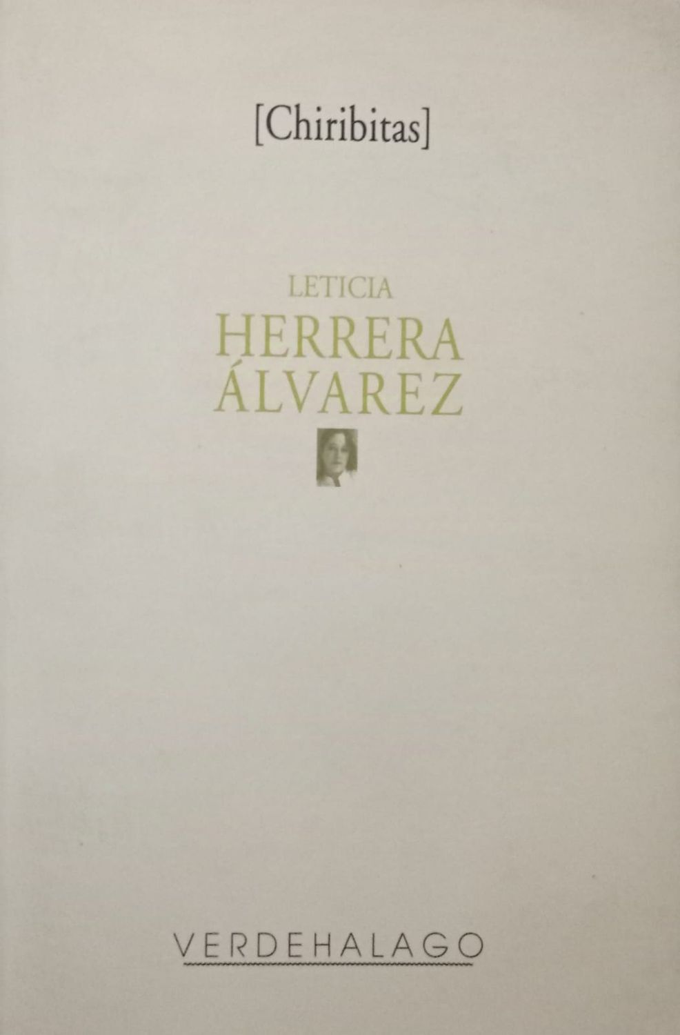 Leticia Herrera Álvarez, Chiribitas [Verdehalago]