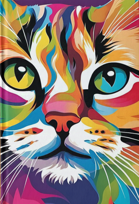 Gato colorido 03