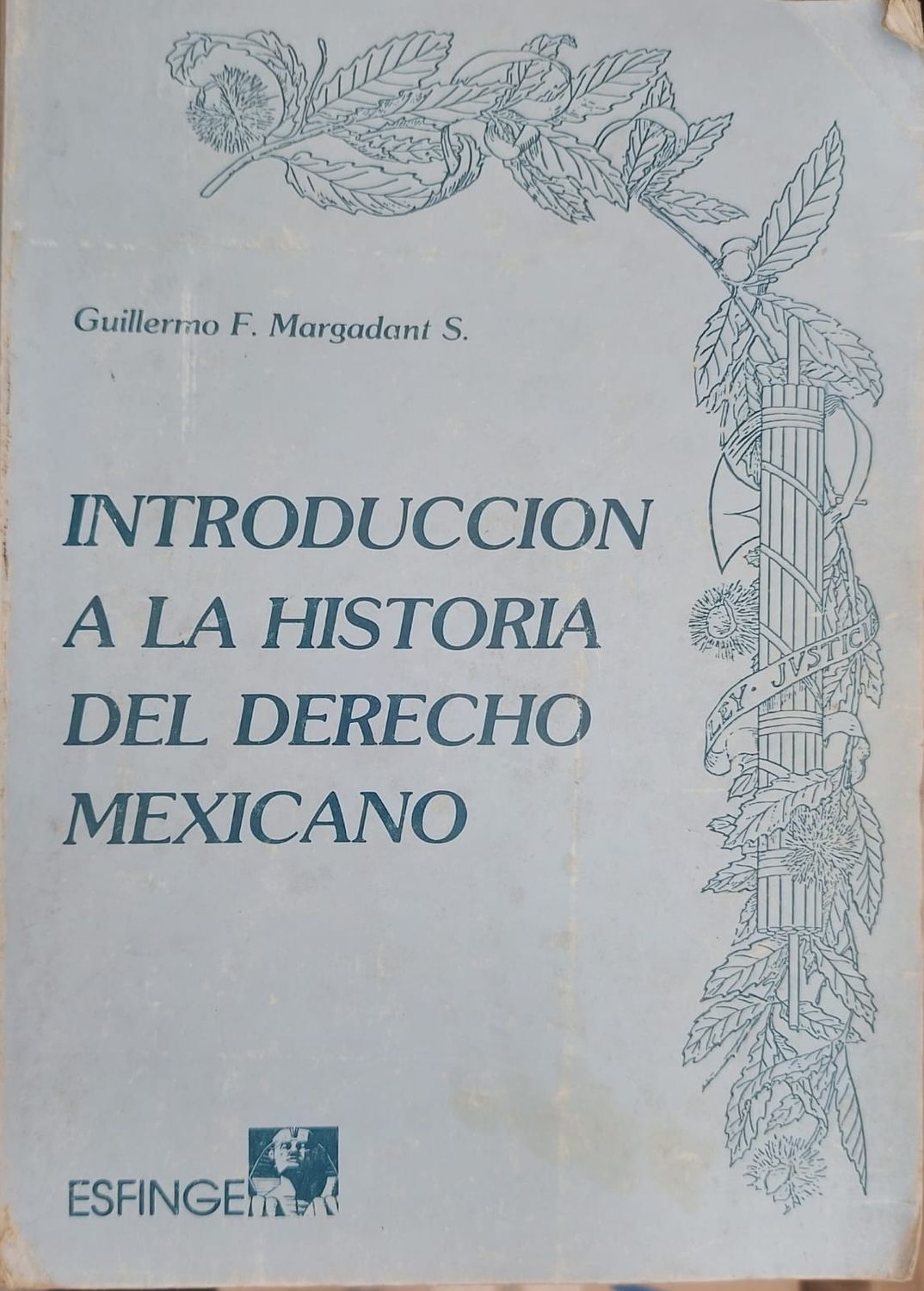 Introducción a la historia del derecho mexicano
