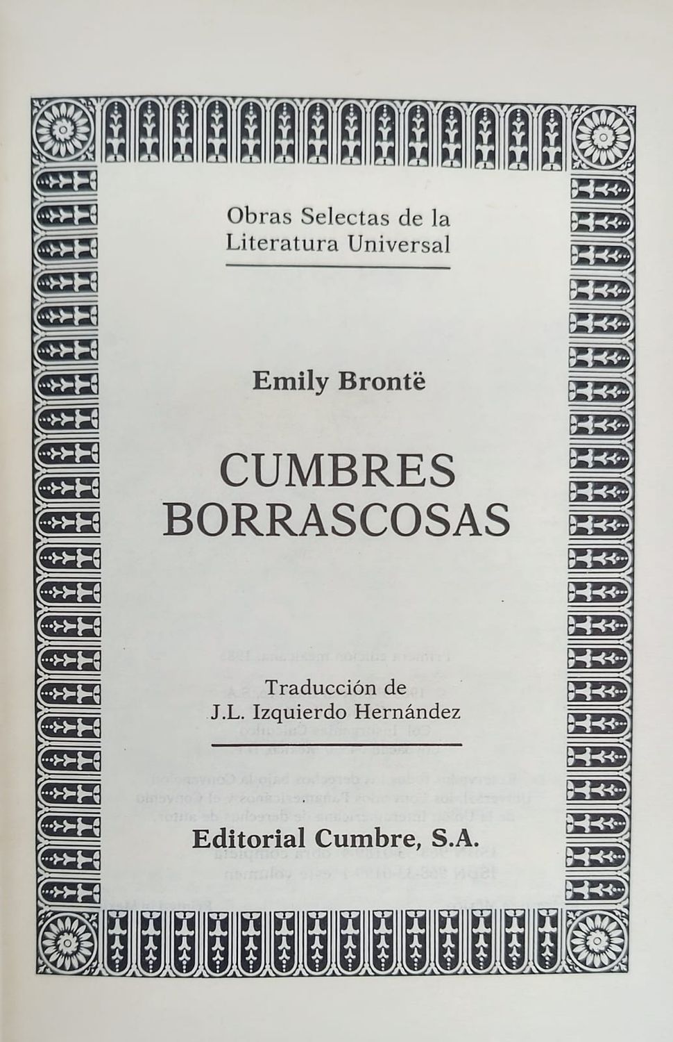 Cumbres borrascosas