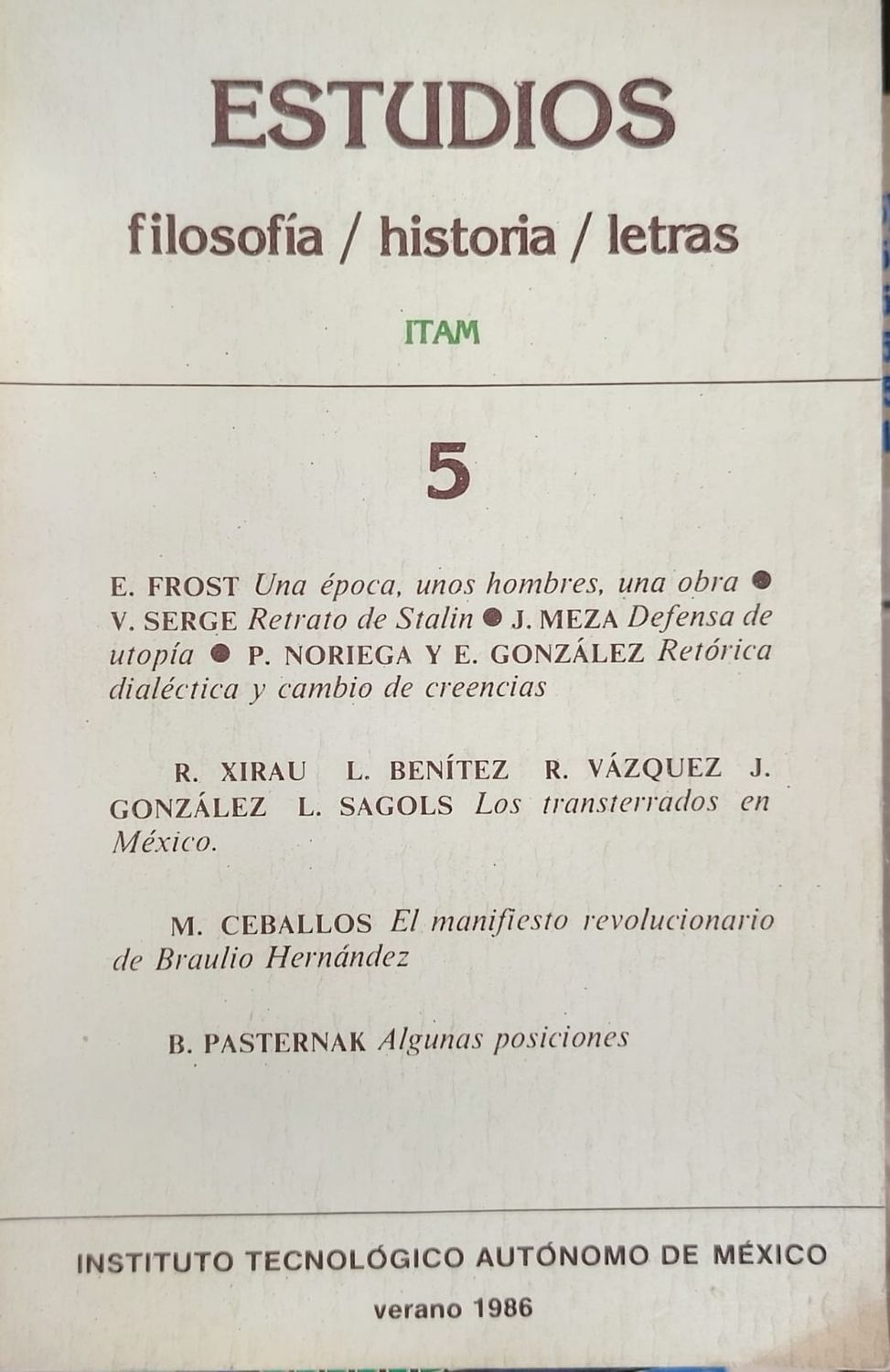 Estudios 5