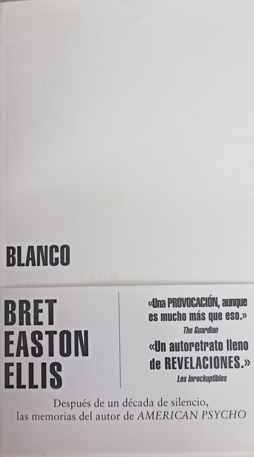 Bret Easton Ellis, Blanco