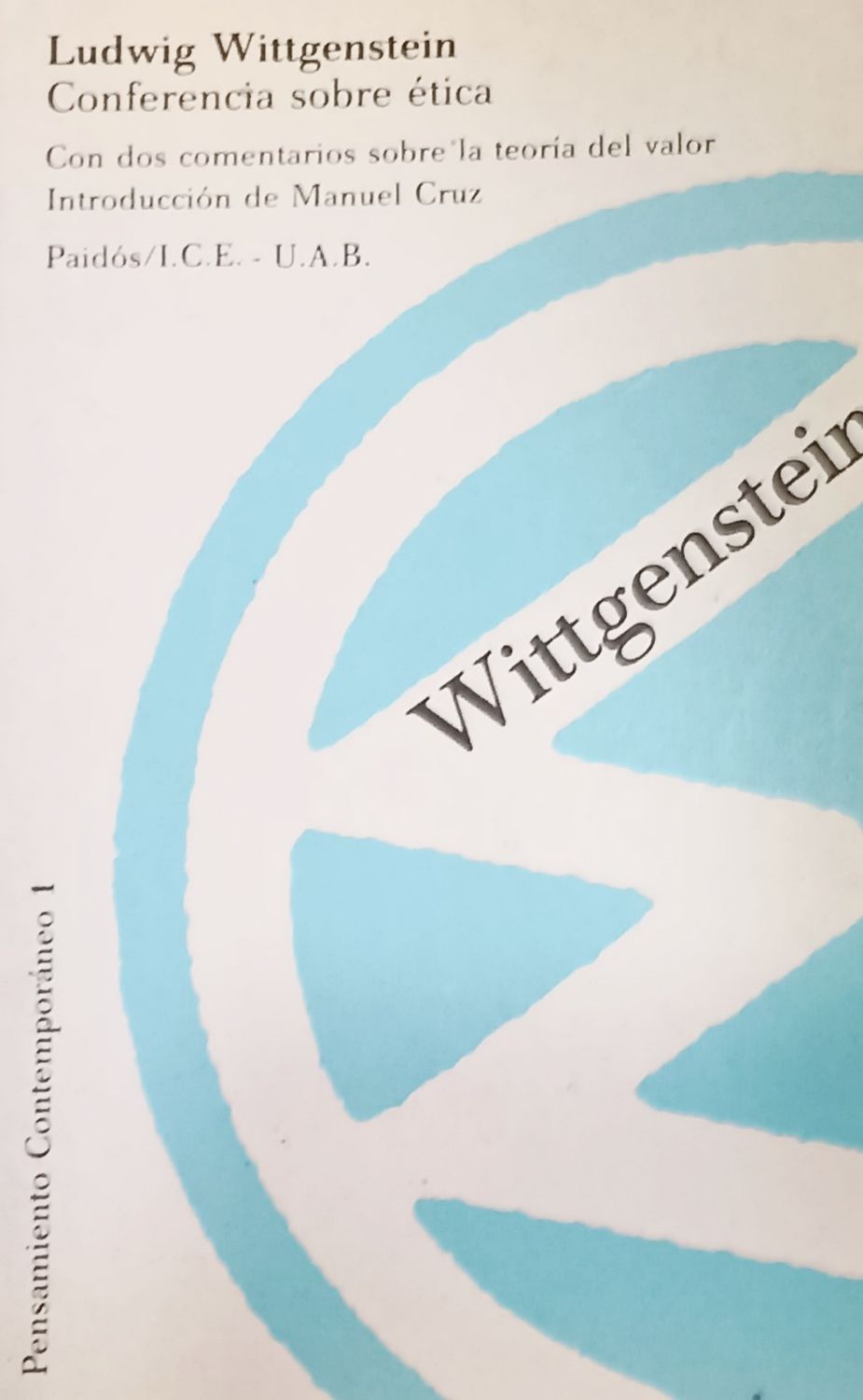 Ludwig Wittgenstein, Conferencia sobre ética