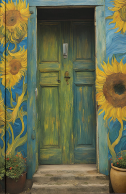 {035} Puerta Colorida Gogh